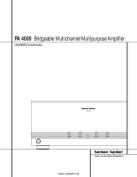 Harman-Kardon PA-4000-Owners-Manual